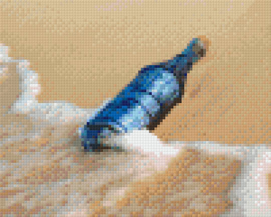 Message In A Bottle Four [4] Baseplate PixelHobby Mini-mosaic Art Kit